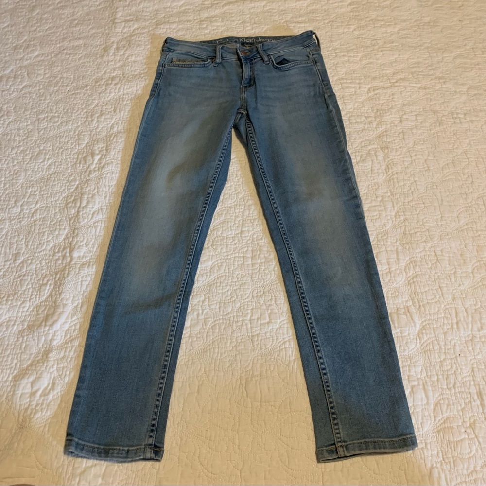 Calvin Klein skinny ankle jeans